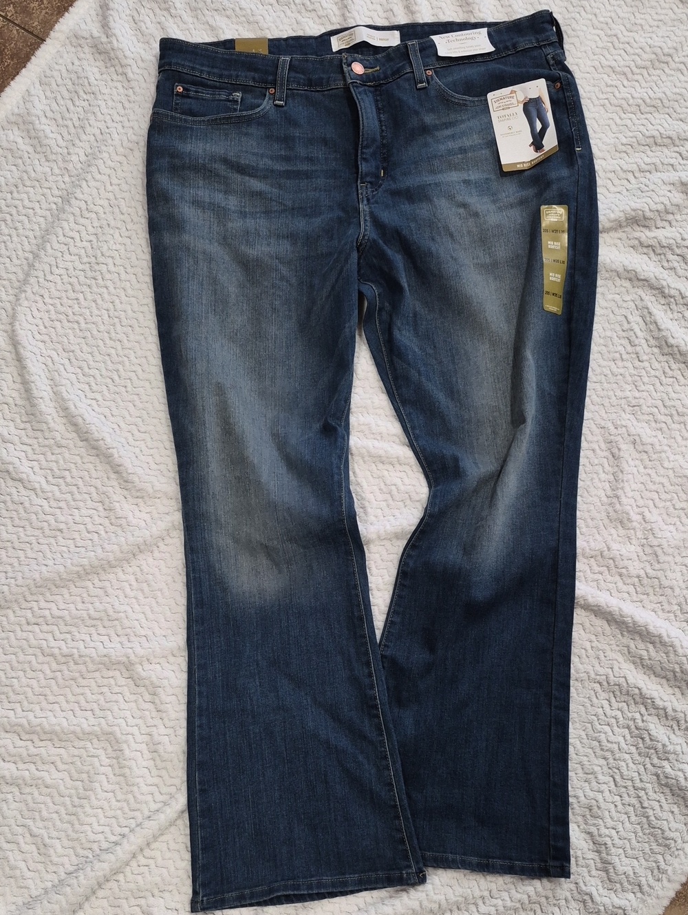 Dark Blue Flare Jeans - Wide Leg Denim